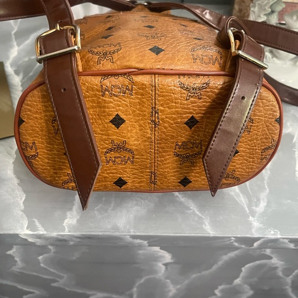 Vintage Mcm cognac Germany made back pack main image 12